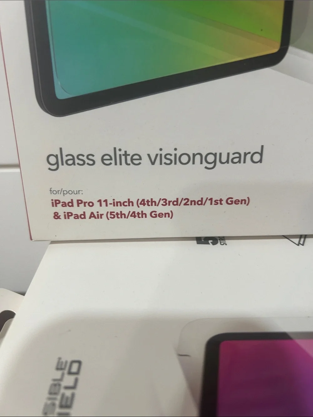 ZAGG InvisibleShield Glass Elite VisionGuard Screen Protector - Black Border